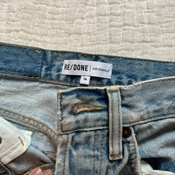 Redone wide leg straight jeans size 26 - Picture 2 of 4